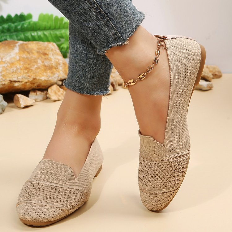 Women's Round Toe Soft Sole Slip-On Ballet Flats