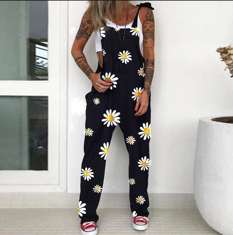 Get the Ultimate Street Style with Skull Print Overalls for Women