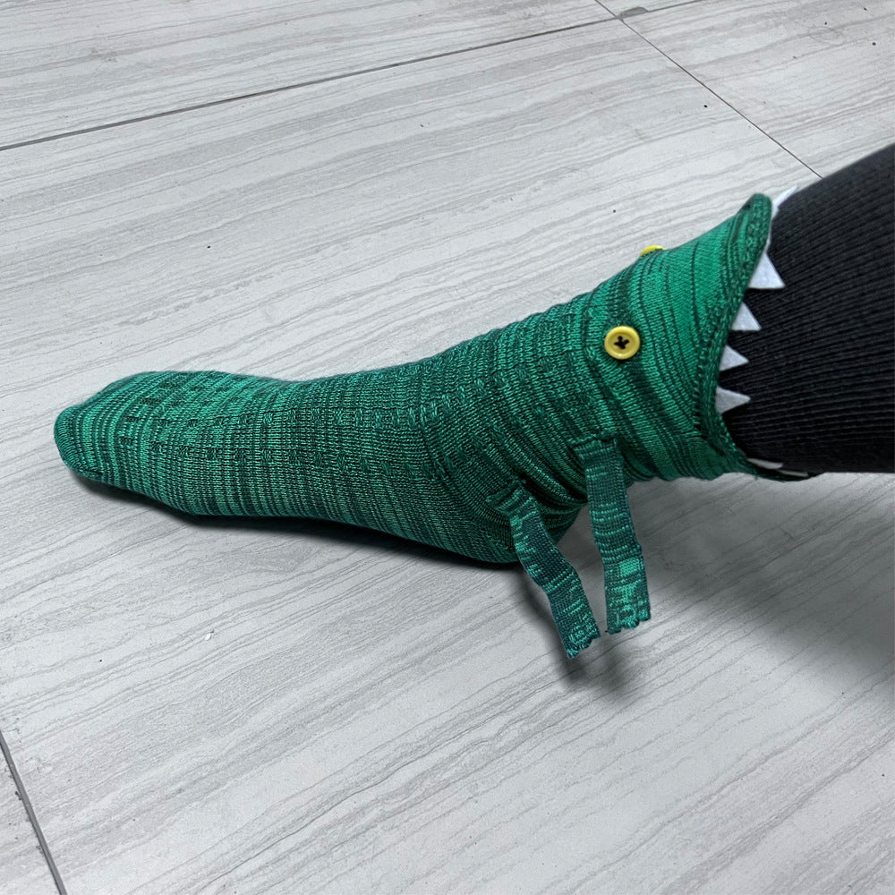 Christmas Knitted Shark Floor Warm-keeping Socks