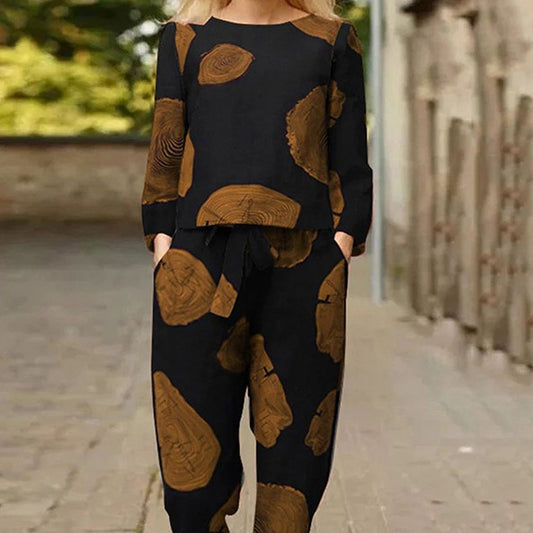 Women's Long-sleeved Trousers Leisure Suit