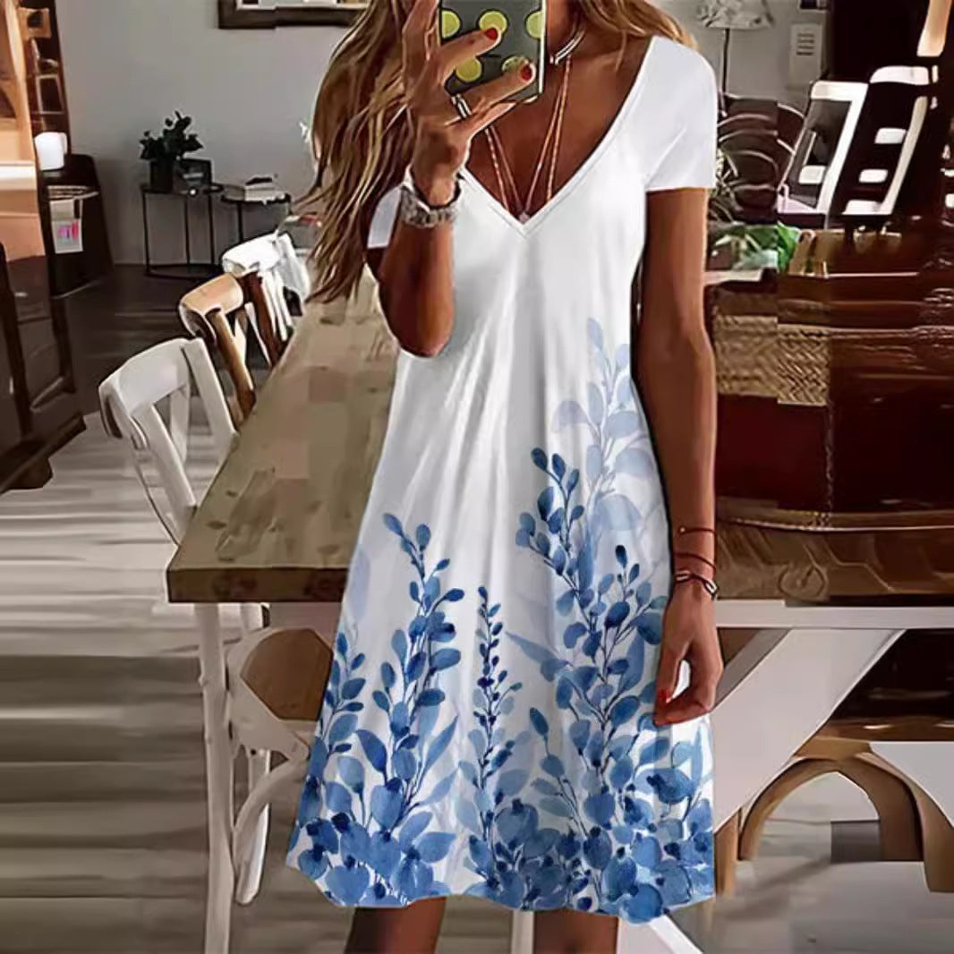 New Fashion Printing Dress in Colorful Design