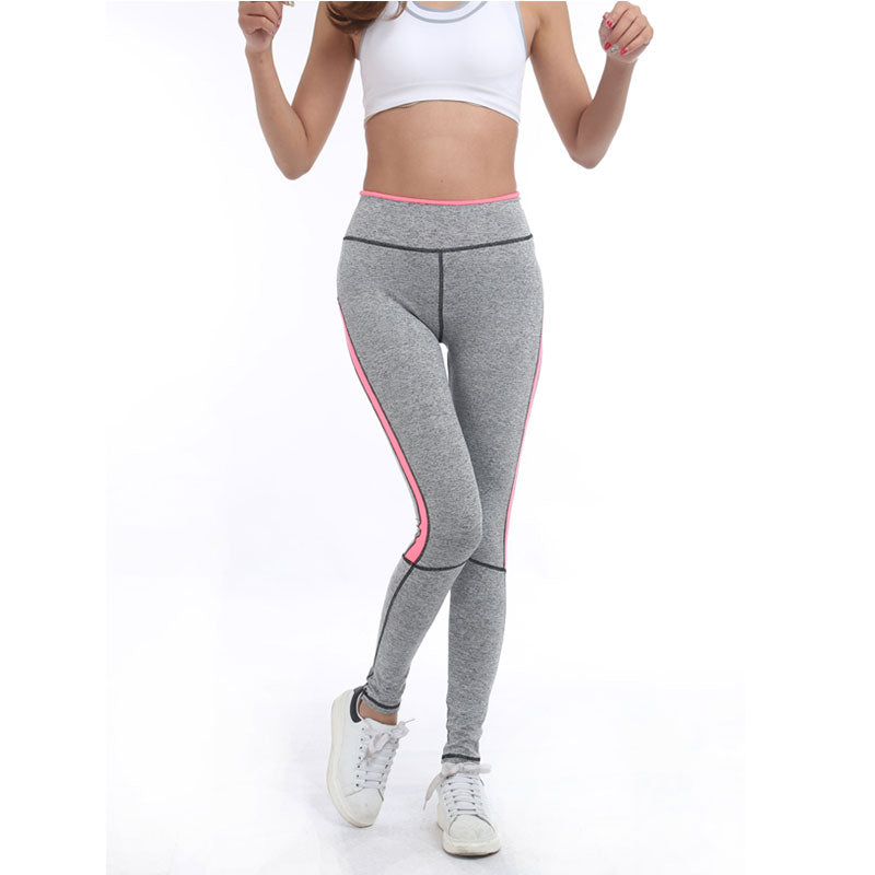 Workout Look with High Waist Stretch Yoga Pants for Women