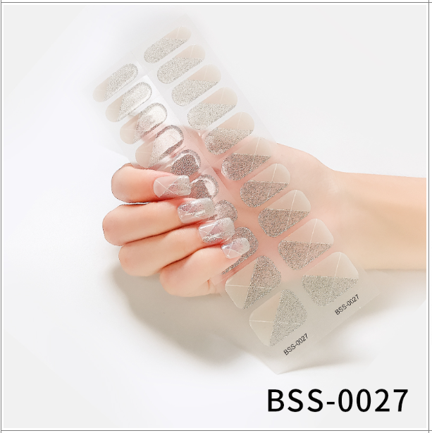 Gel Nail Stickers European And American Semi-curing