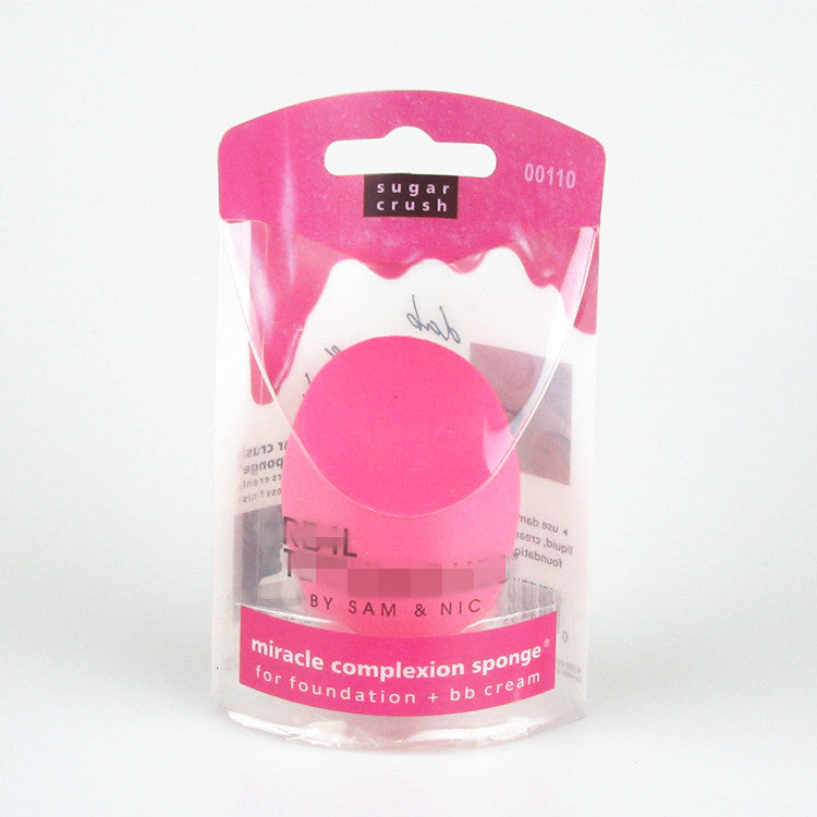 Single Beauty Blender Powder Puff for Wet and Dry Makeup Application