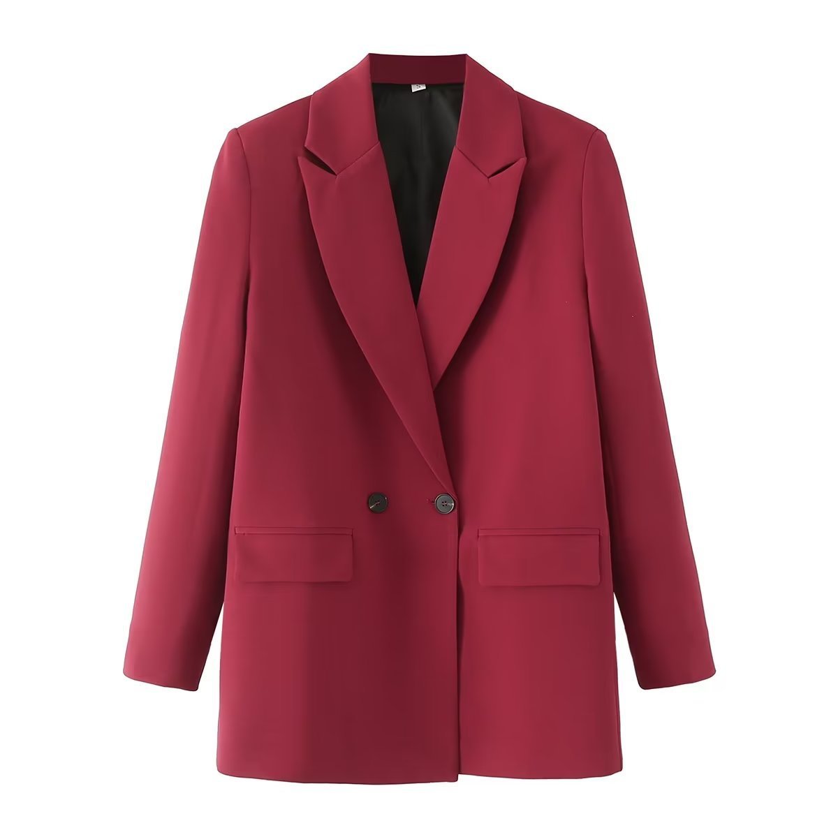 Women's Multicolor Double-Breasted Suit Coat