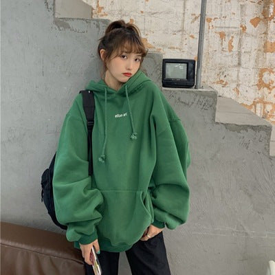 Women's Fashion Hooded Loose Versatile Coat Top