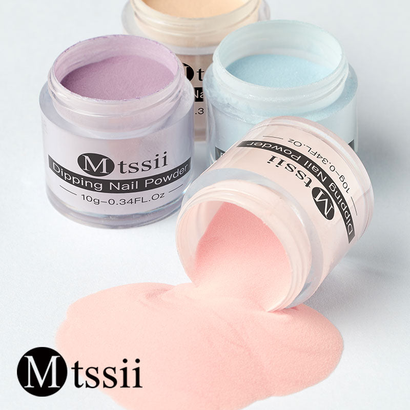 Mtssii 10g Dipping Nail Powder Set Matte Nail Glitter Dippin