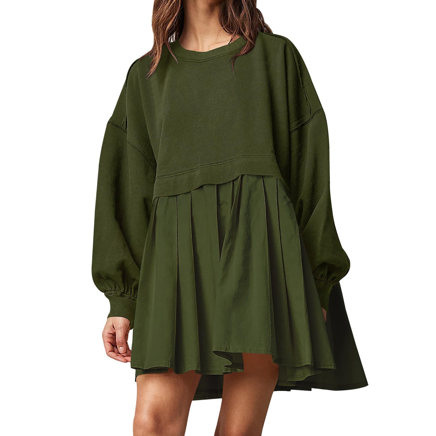 Sweater Dress New Women's Fake Two Pieces