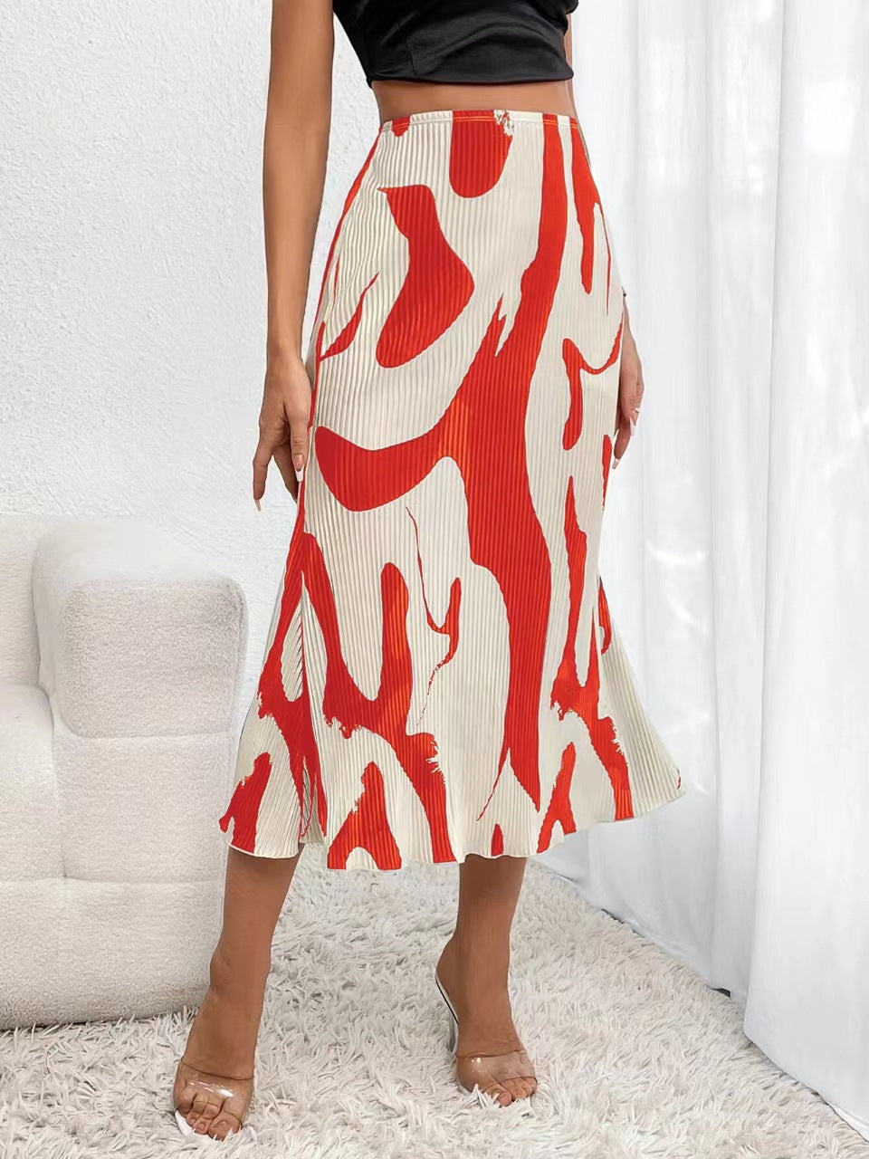New Summer Printed Women's Skirt