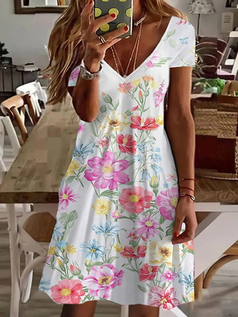 New Fashion Printing Dress in Colorful Design