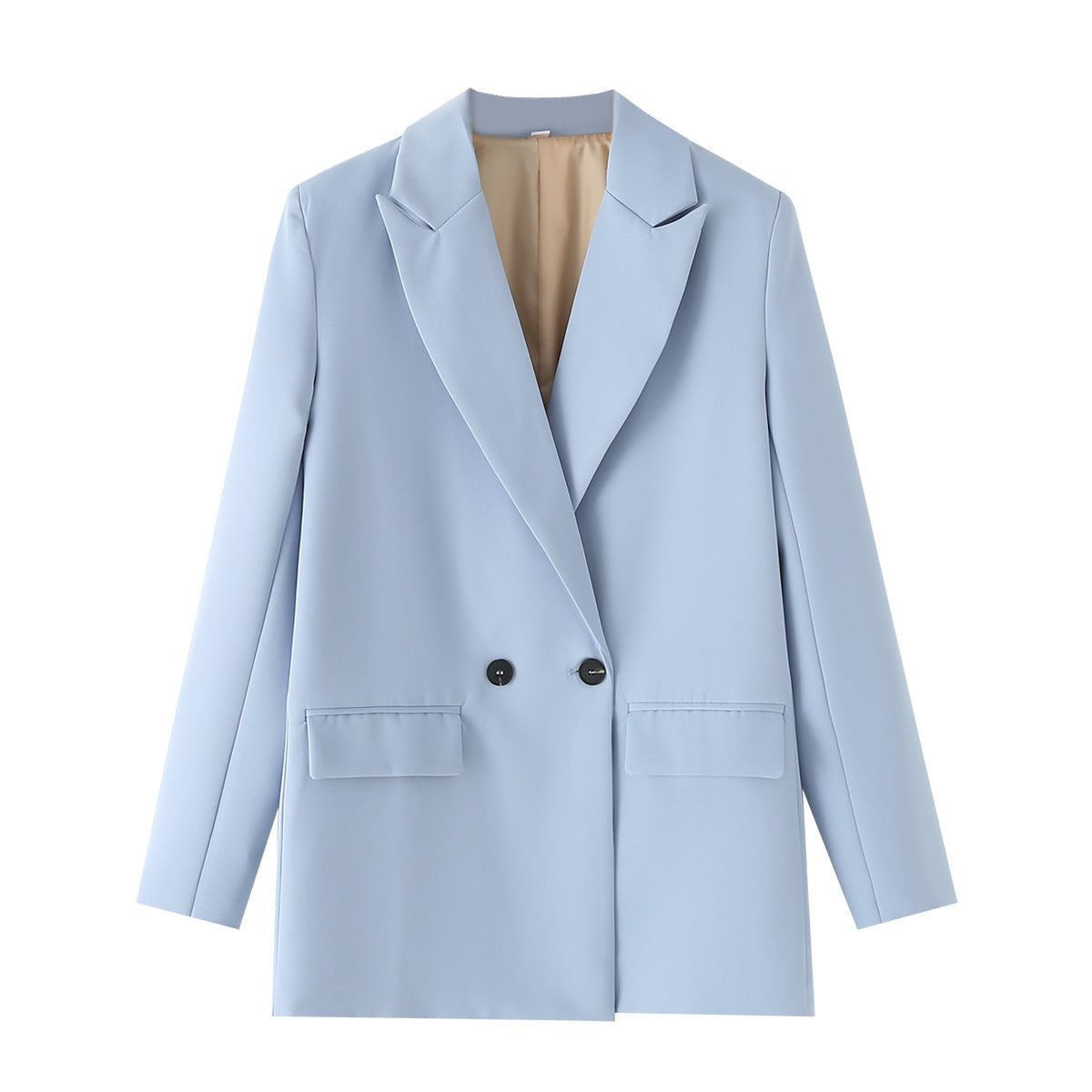 Women's Multicolor Double-Breasted Suit Coat