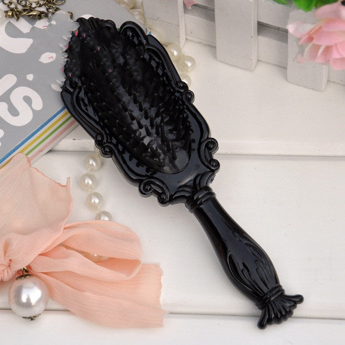 Antique Rose-Styled Qiaomo Hair Comb, a Promotional Comb with a Touch of Elegance