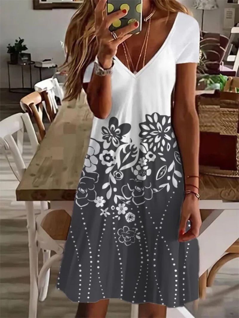 New Fashion Printing Dress in Colorful Design