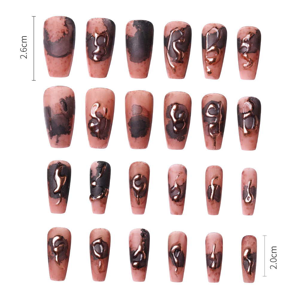 Hand-Worn Fake Nail Patches for Artistic Nail Styling