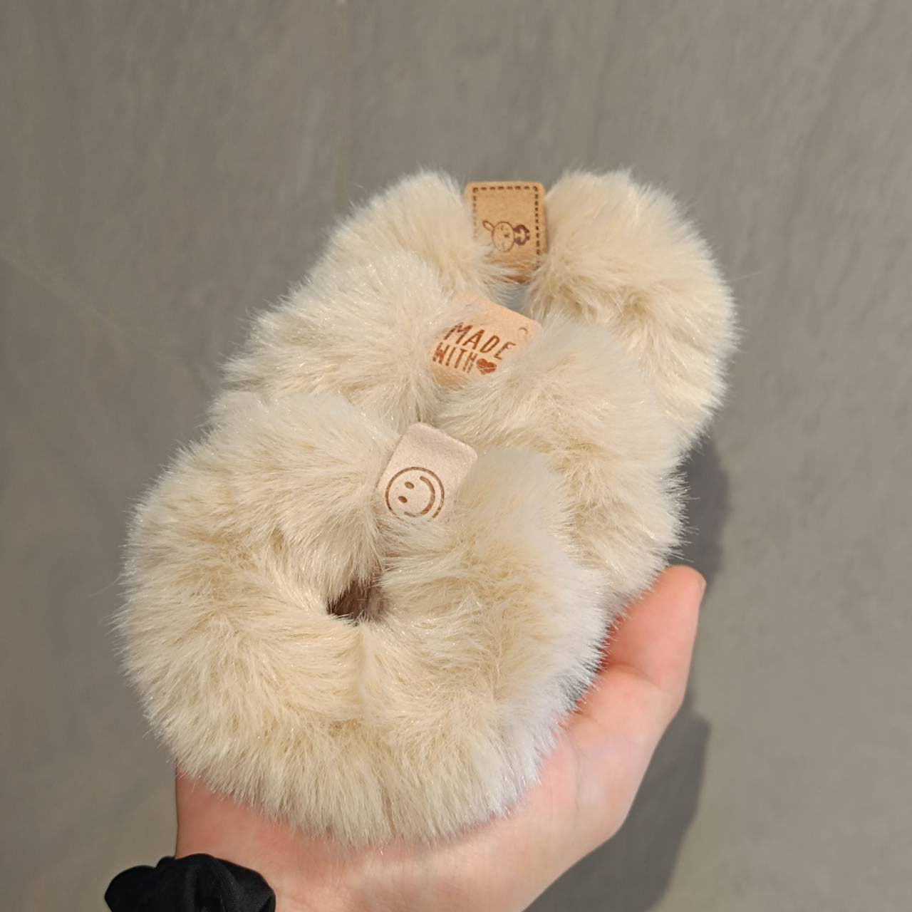 Autumn And Winter Soft Glutinous Plush Hair Ring High Quality Thick Patch Ladies