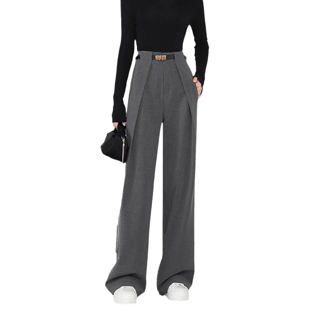 Women's High-Grade Polyester Suit Pants – Idle Style and Sophisticated Design