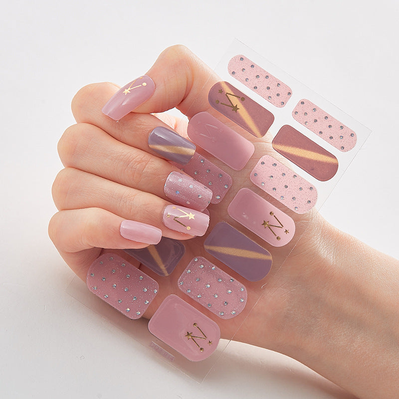 Women's Personalized Gilding Nail Stickers