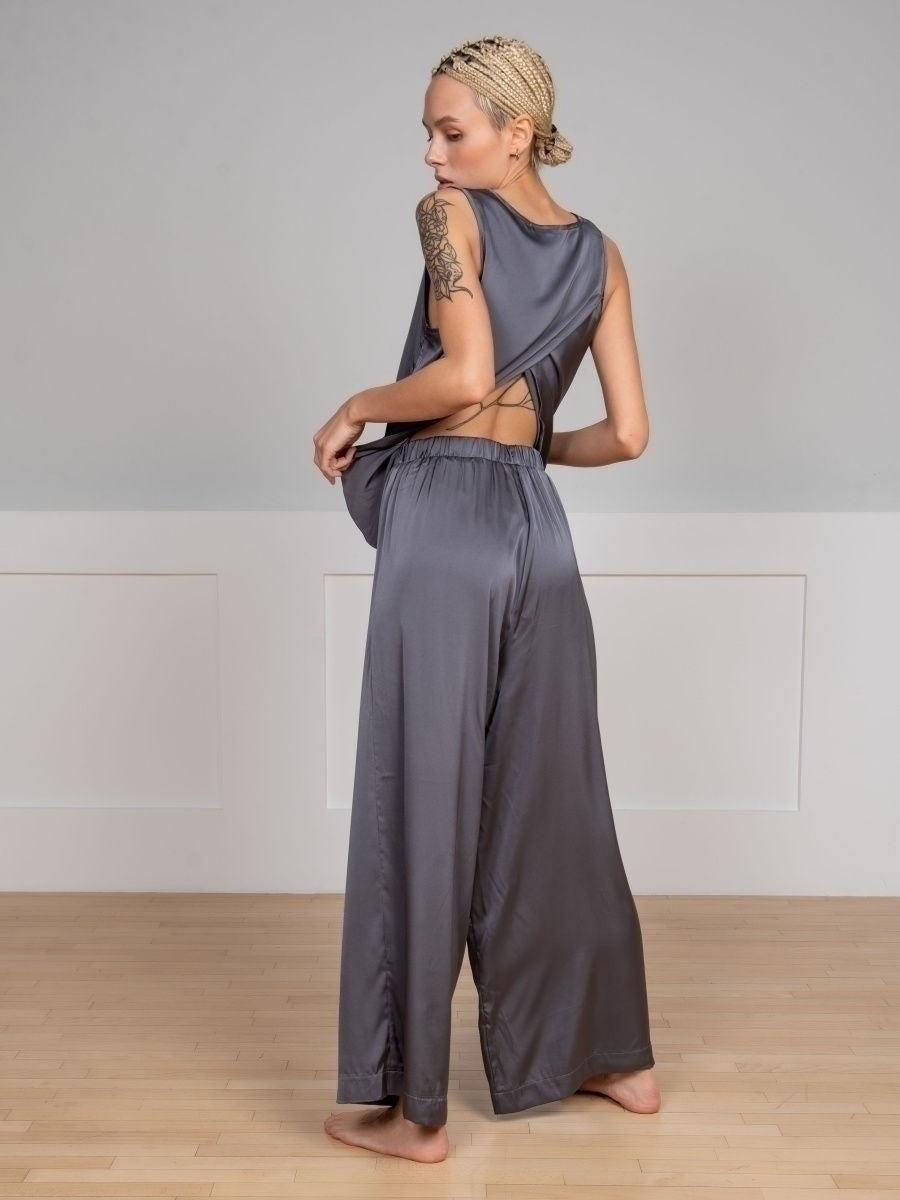 Minimalist Vest and Trousers Pajama Set, Perfect for Women's Fashion Comfort