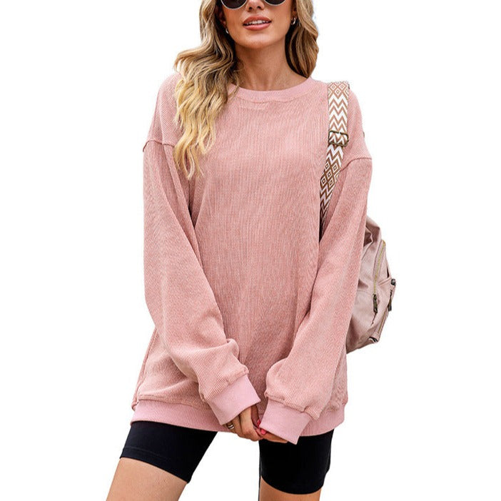 Oversize European And American Leisure Style Solid Color