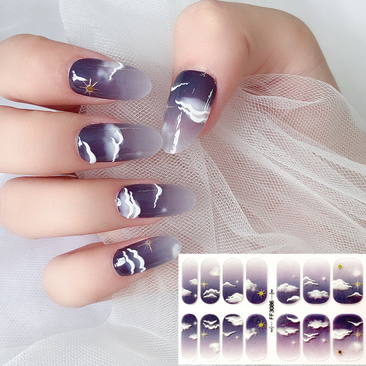 Fashion Nail Stickers with 3D Embossed Designs
