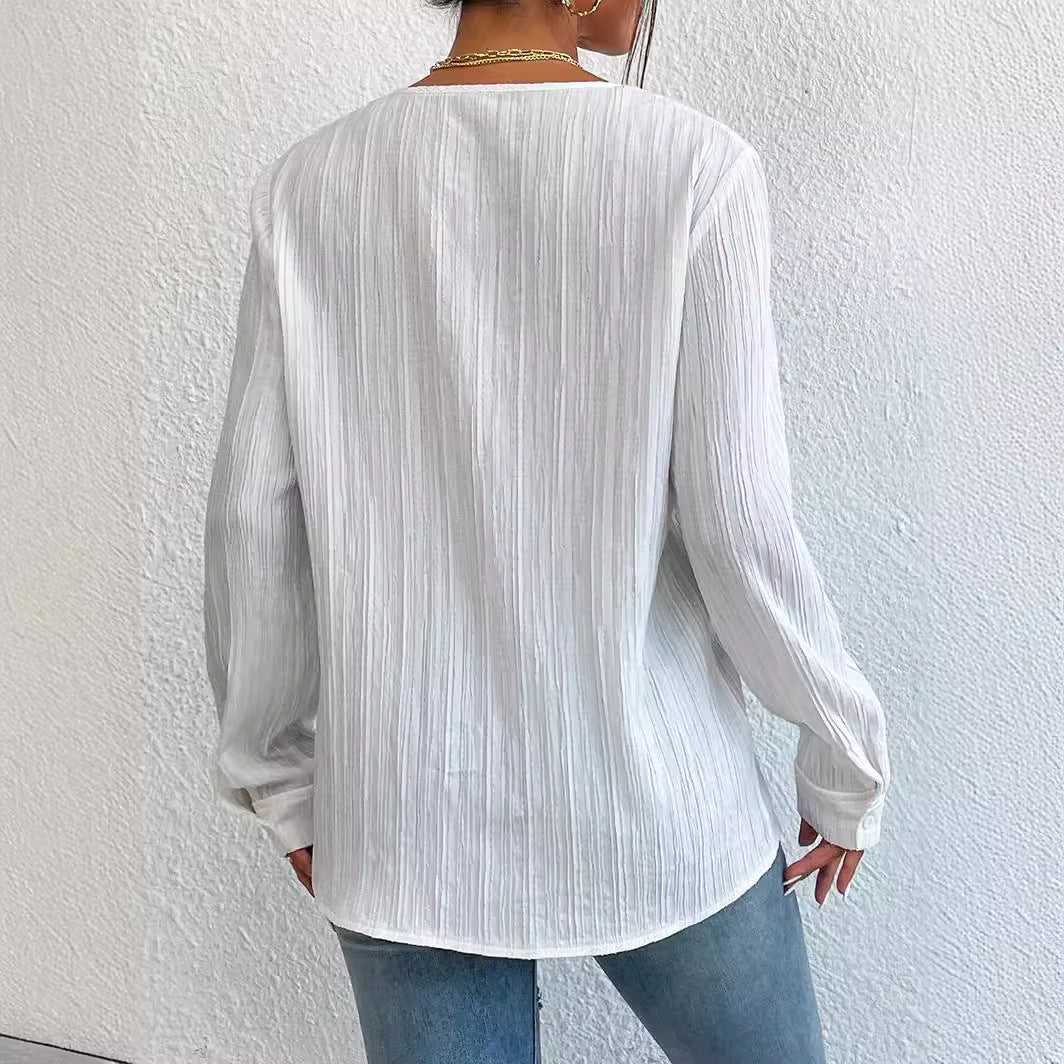 Women's Slim-Fit Long Sleeve Shirt
