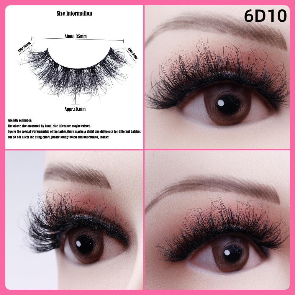 5 Pairs Of Thick False Eyelashes