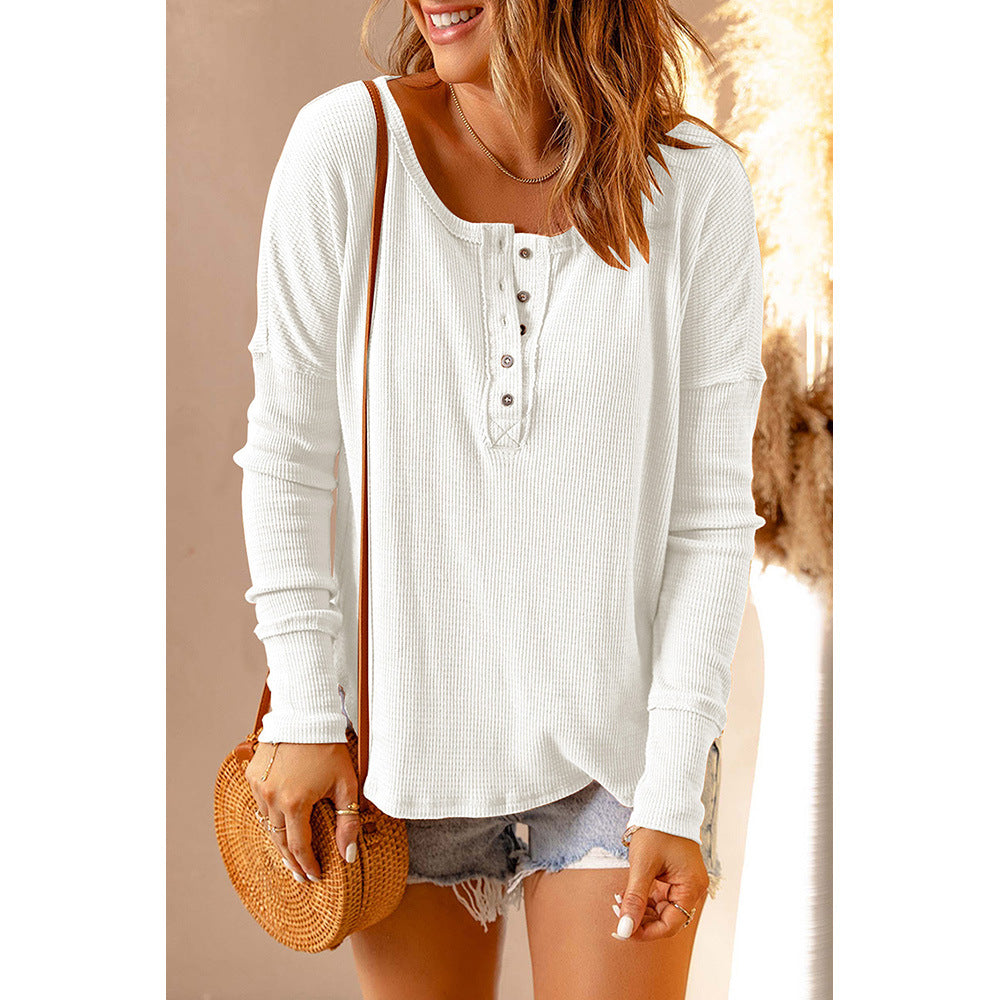 Women's Solid Color Bottoming Shirt