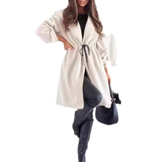 Women's Casual Long Sleeve Coat for Fall and Winter