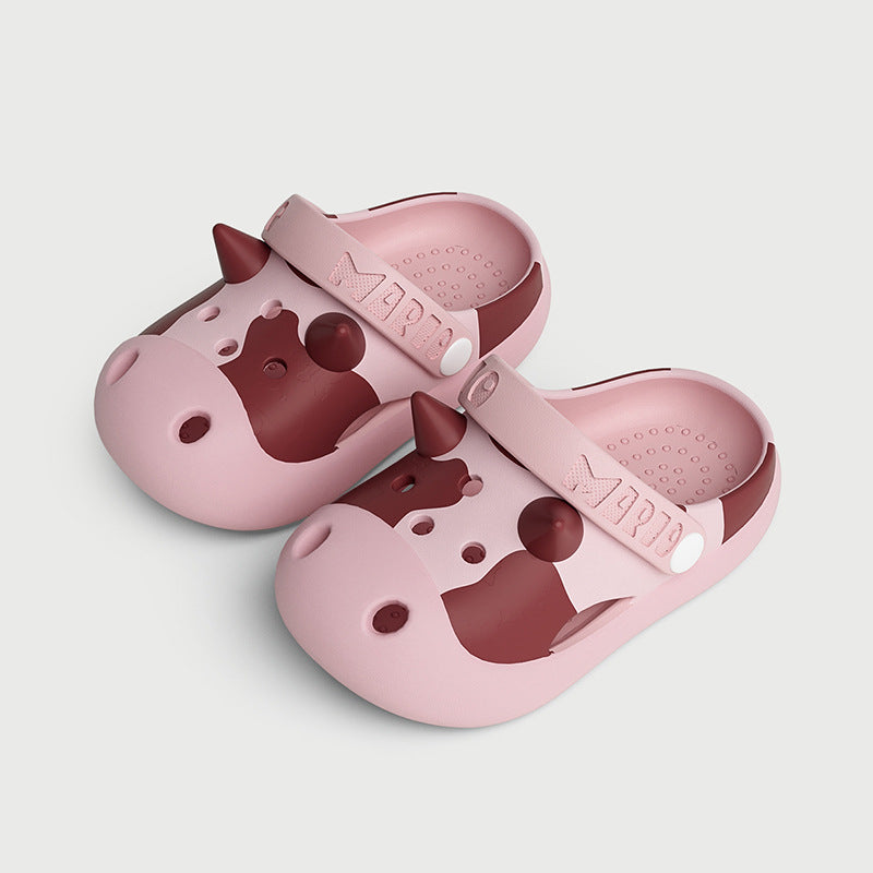 Children's Non-slip Outdoor Hole Slippers