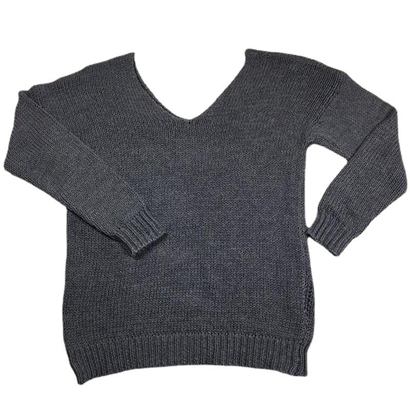 Women's Off-the-Shoulder Long Sleeve Sweater