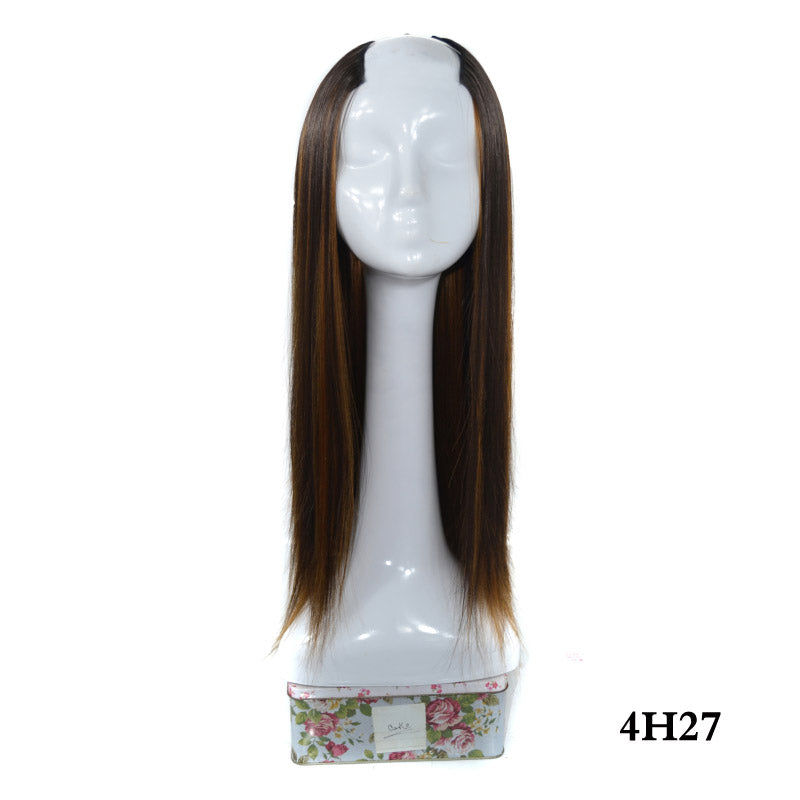 Women's Long Straight Hair U-shaped Half Headgear