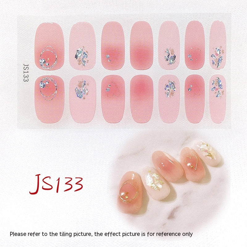 Crystal Glass Nail Sticker with Three-Dimensional Craft for Stunning Nail Art Effects.