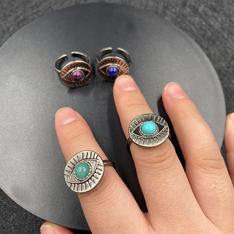 Fashion Eye Natural Stone Ring