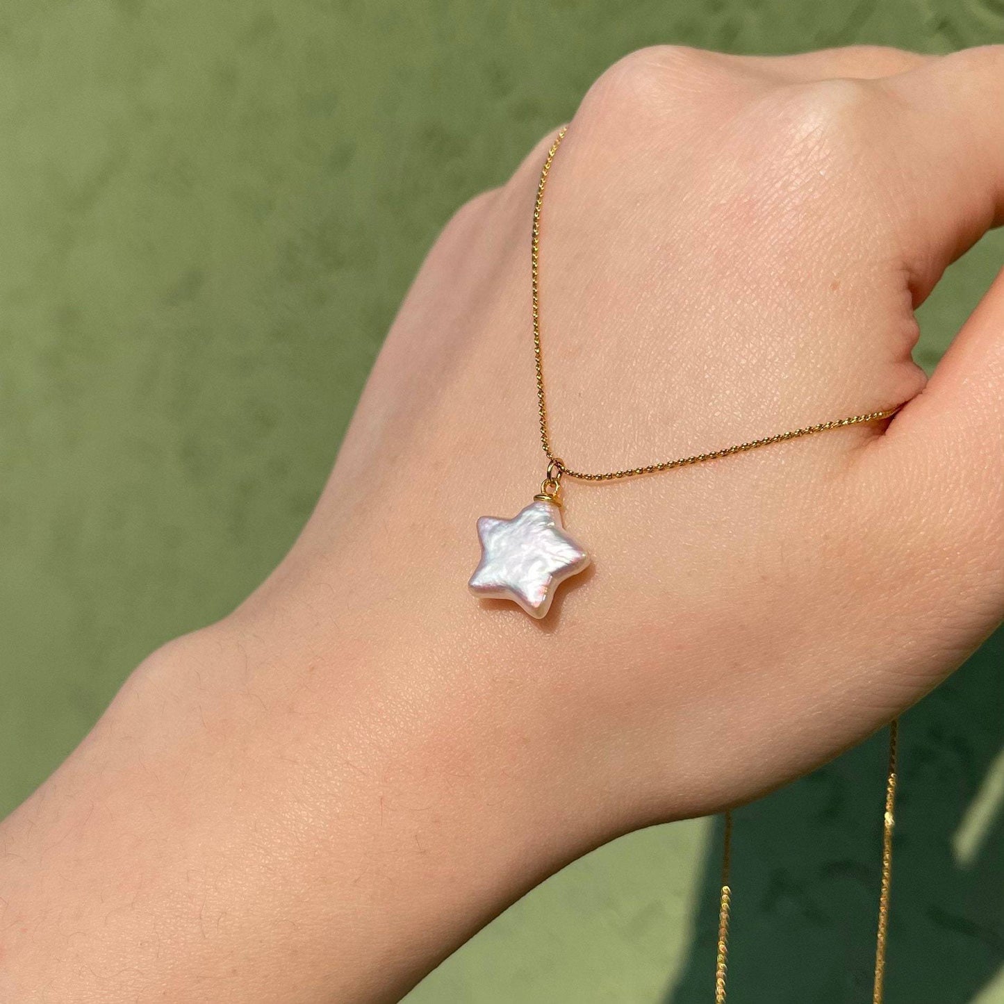 Star And Moon Pendant Necklace