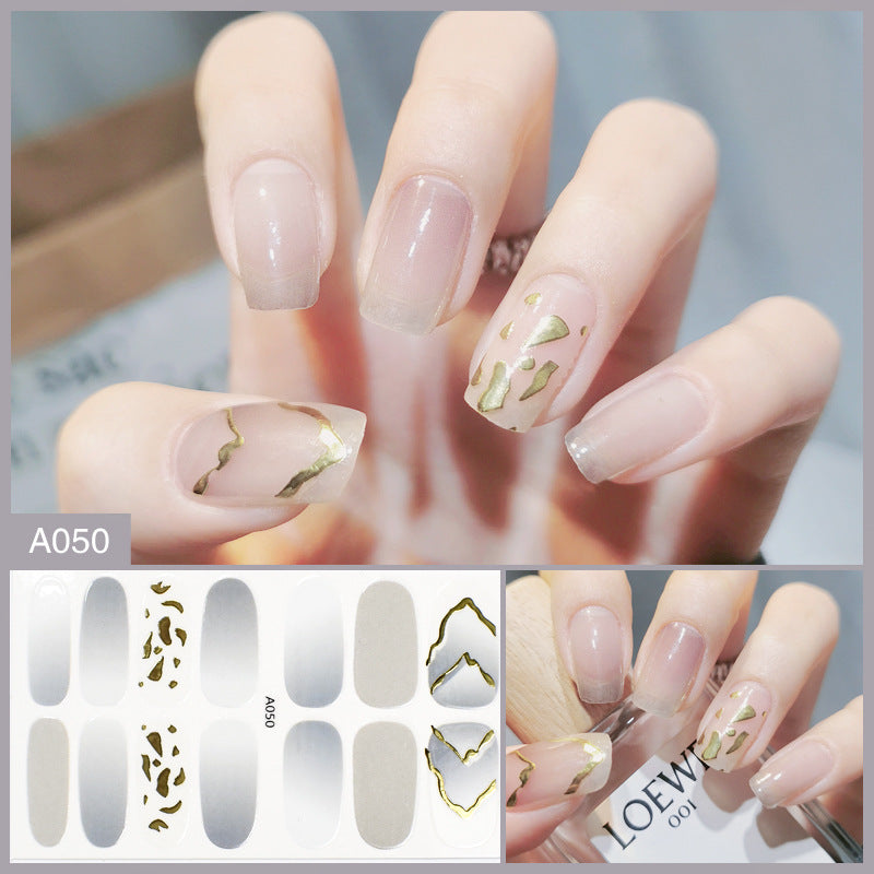 Nail Stickers Female Manicure Full Stickers Finished 3d Waterproof