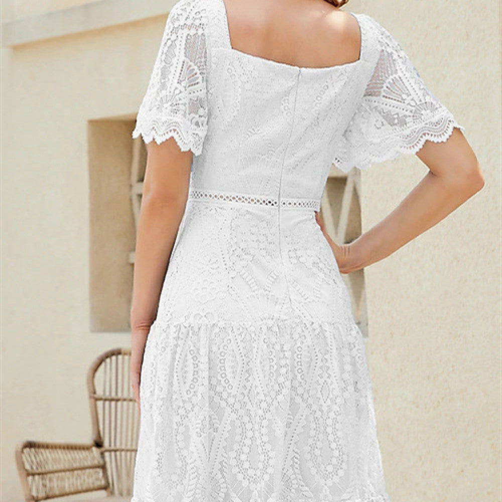 Women's New Elegant Lace Dress