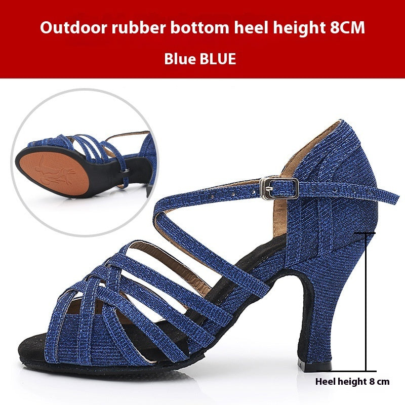 Fashionable High Heel Sandals with Soft Bottom for Women