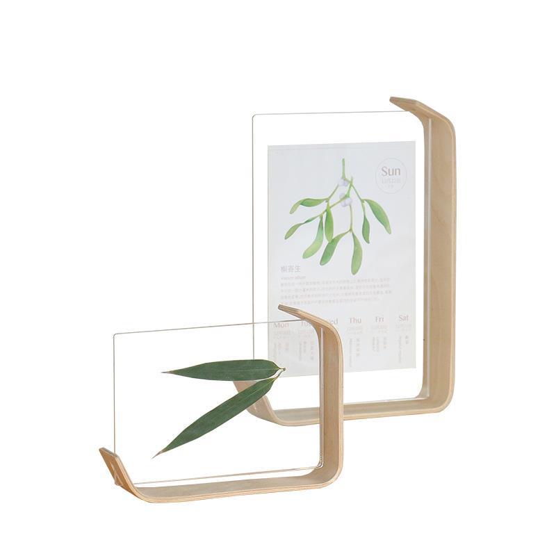 Acrylic Wooden Photo Frame Herbarium Display Frame Calendar DIY Frame Photo Frames