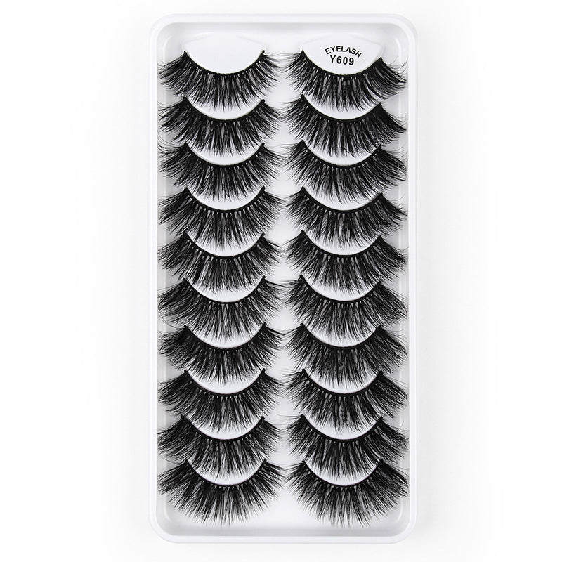 3D Imitation Mink Hair Natural Length False Eyelashes Three-dimensional