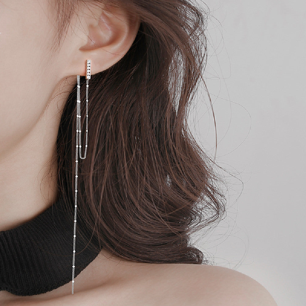 Women's Fashion Chain Tassel Earrings