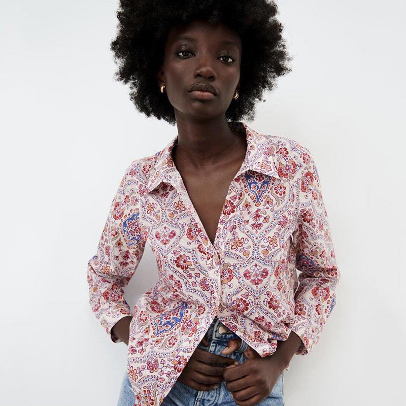 Printed Cotton Shirt