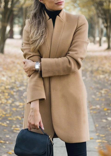 Long Wool Coat for Women, Plus Size, Winter Warm