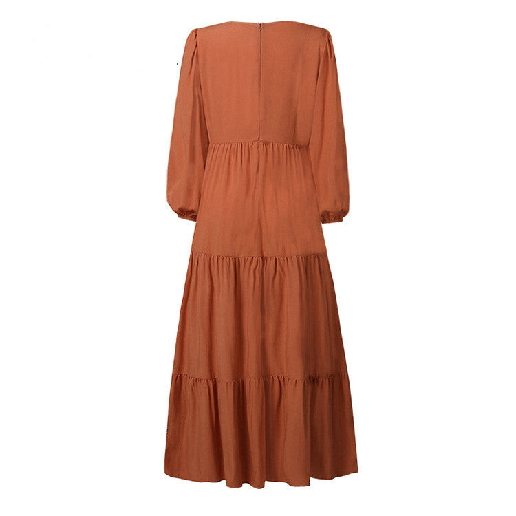 Temperament women's dress with big swing