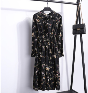 Floral Chiffon Dress for Women