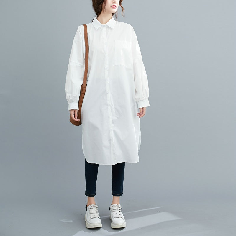 Mid-Length Puff Sleeve Shirt