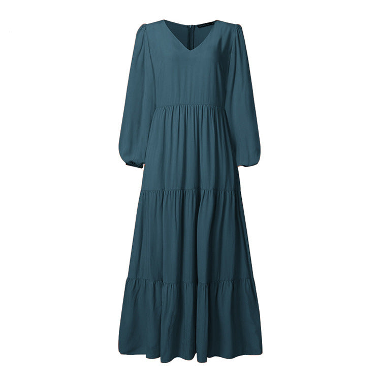 Temperament women's dress with big swing