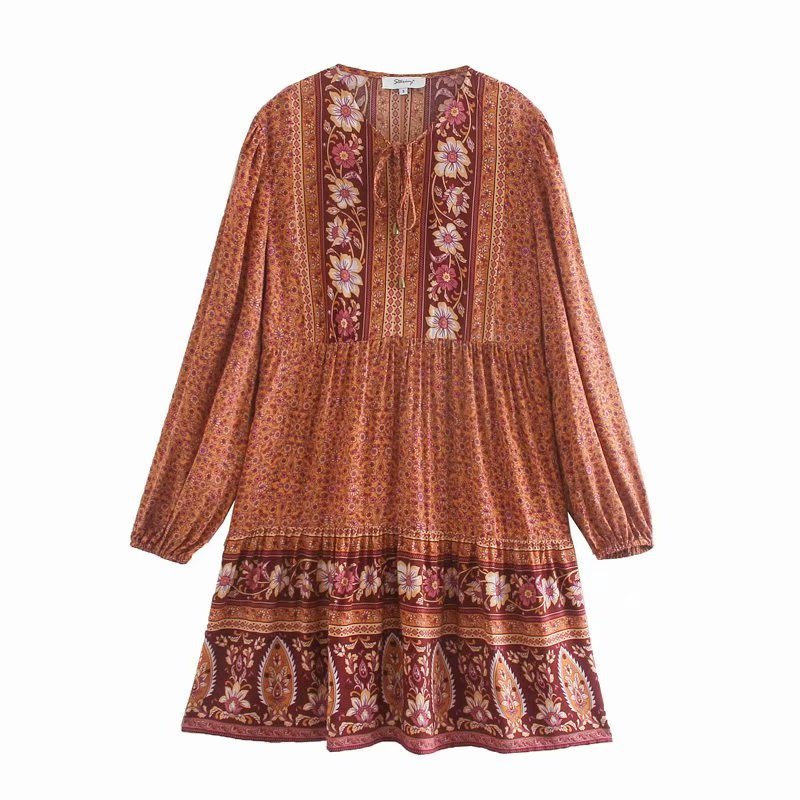 Free-Spirited Loose Lace Boho Dress