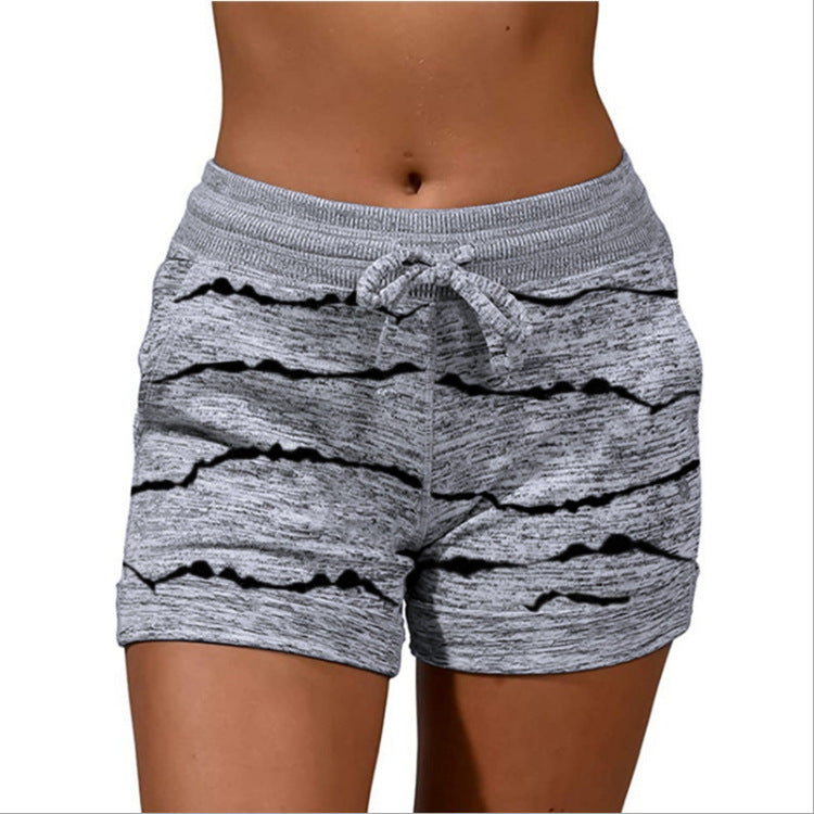 Casual Sports Waist Elastic Women's Shorts