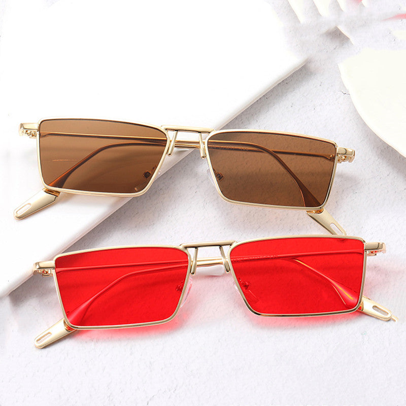 Simple Sunglasses Full Frame Square Glasses For Men And Women