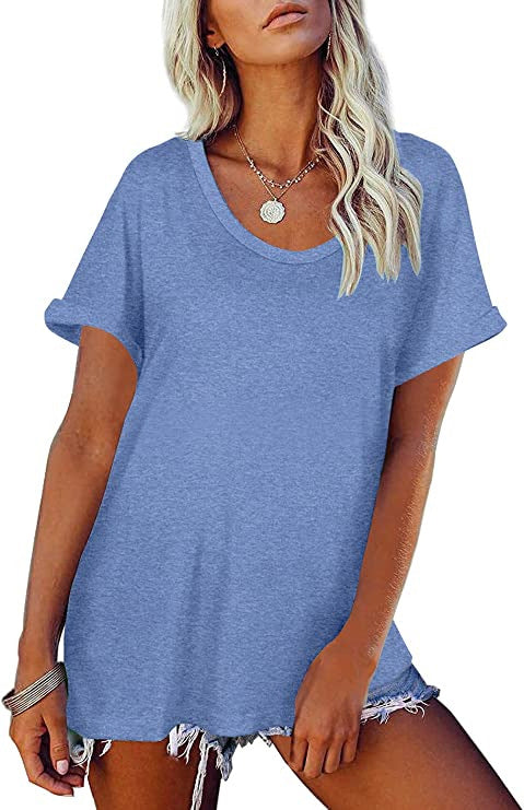 Round Neck Casual Loose Women's Dress